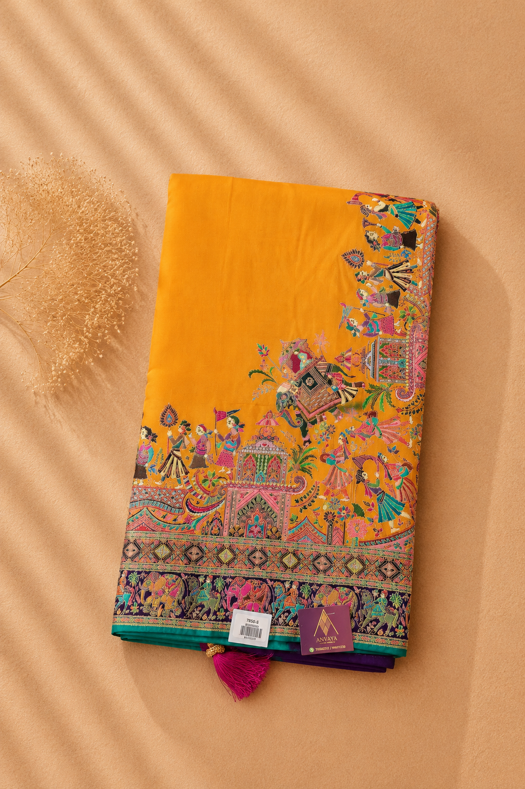Rajangan Banaras Pashmina Saree