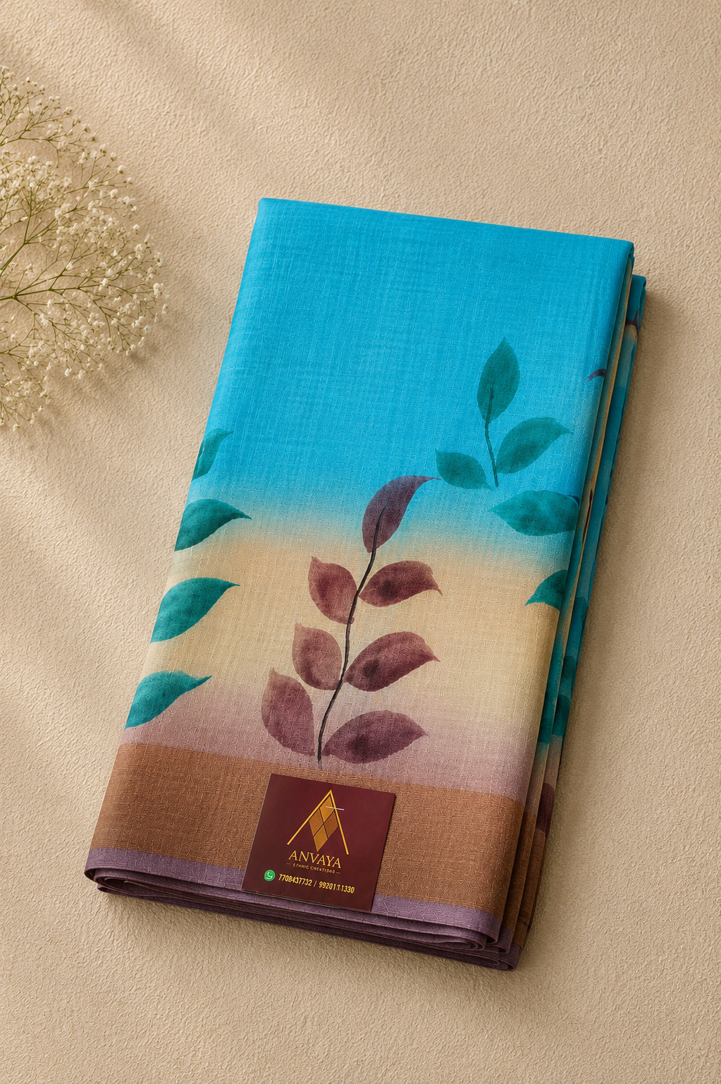 Neelika Pure Tussar Saree