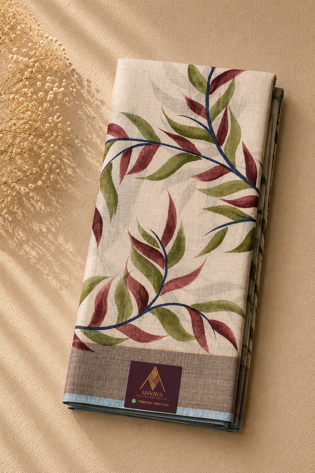 Chaaya Pure Tussar Saree