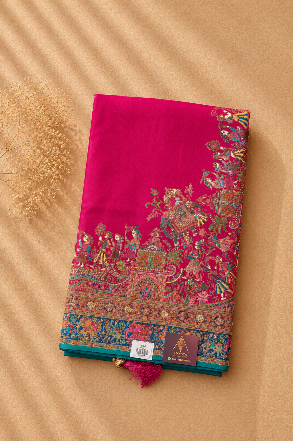 Rajangan Banaras Pashmina Saree