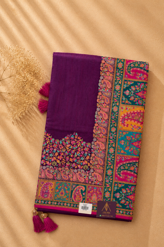 Rajangan 02 Banaras Pashmina Saree