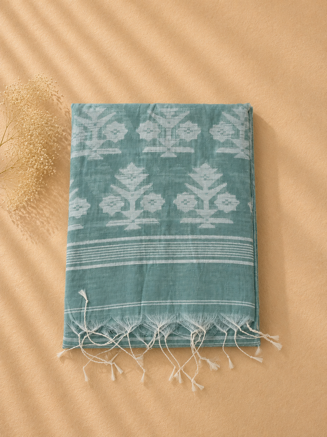 Fern Jamdani Saree